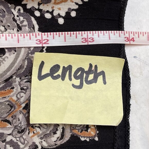 Angie Women Large Blouse Top Shirt Boxy Cover Green Pullover Boho Relax Flowy - Picture 8 of 9